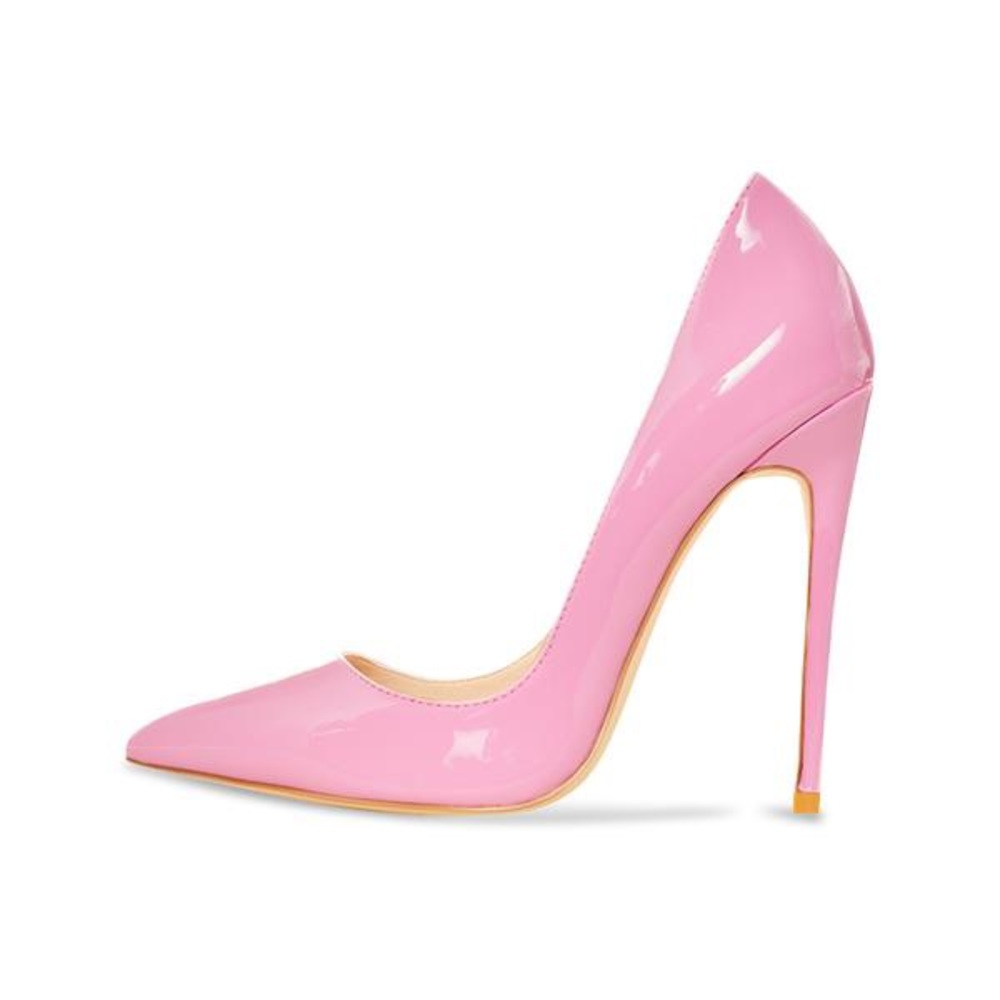Gloria Pink Vegan Patent Leather Pumps